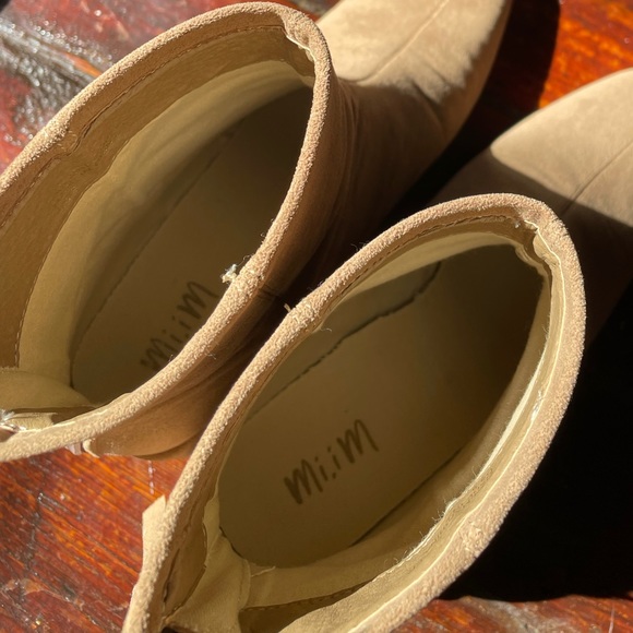 The Kadee - Tan Booties - Square Toe Block Heel - Picture 9 of 11